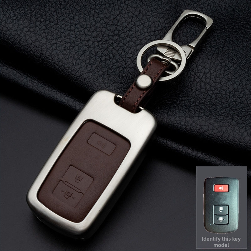 Θήκη κλειδιού από κράμα ψευδάργύρου για Toyota Highlander, Camry και Land Cruiser (μοντέλα 2012–2015)