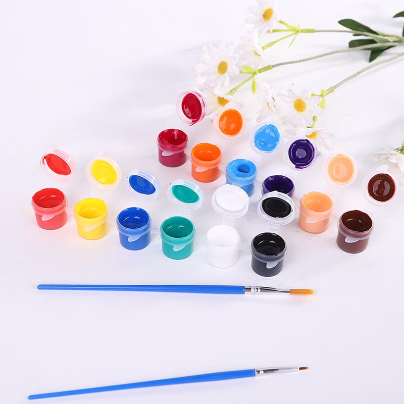 5 ml šest boja spojene akvarelne boje za DIY grafite na gipsu, akrilne boje i pigmentne trake za digitalno uljno slikanje