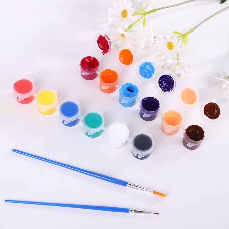 5 ml šest boja spojene akvarelne boje za DIY grafite na gipsu, akrilne boje i pigmentne trake za digitalno uljno slikanje