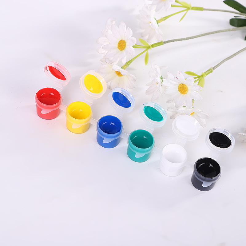 5 ml šest boja spojene akvarelne boje za DIY grafite na gipsu, akrilne boje i pigmentne trake za digitalno uljno slikanje