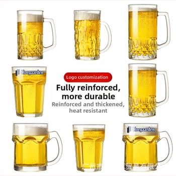 Obrovská pivná krigľa s logom, objem 1000 ml