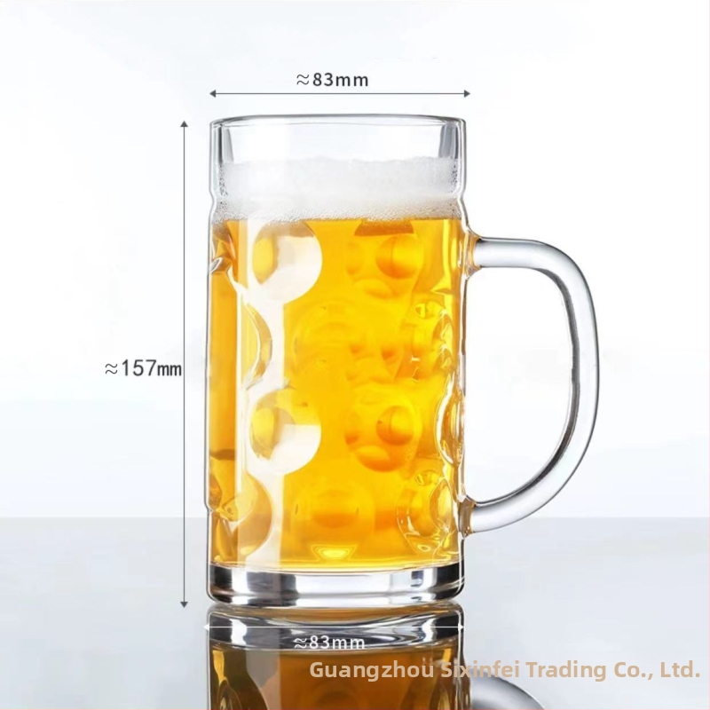 Obrovská pivná krigľa s logom, objem 1000 ml
