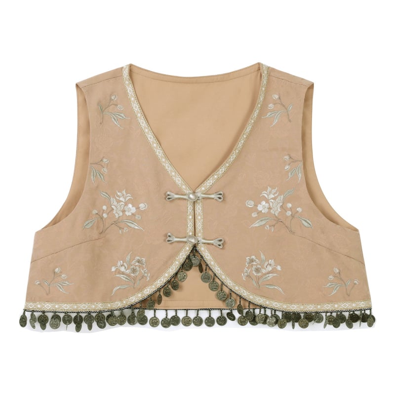 Ženski Hanfu set: haljina s vestom u kineskom stilu s Ming izvezom