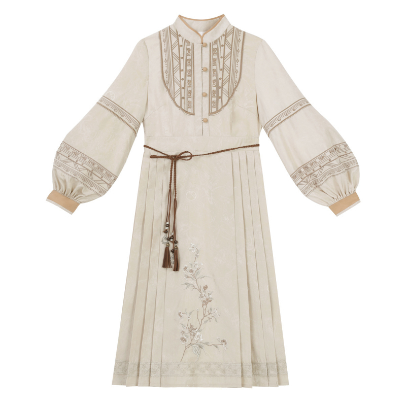 Ženski Hanfu set: haljina s vestom u kineskom stilu s Ming izvezom