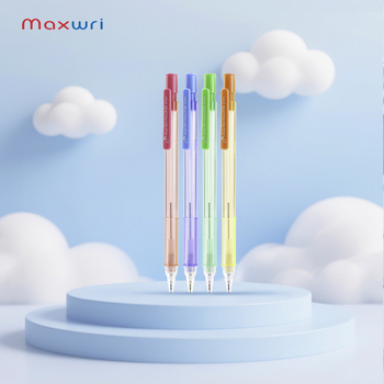 Maxwri Mw-2106 механичен молив, 0,7 mm, пластмасов корпус, Macaron цветове, екологично чист, за писане, офис и учене