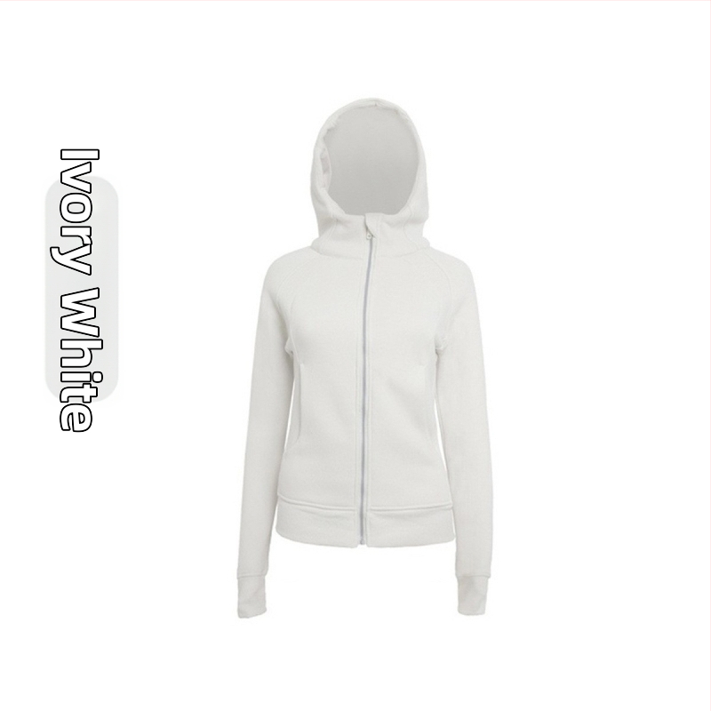 Luqilulu Női téli fleece béléses kapucnis pulóver – karcsú szabás, kültéri sportokra és jóga