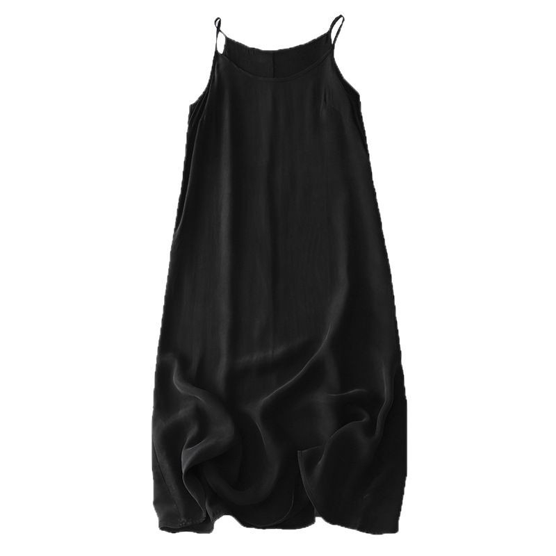 Nyári cheongsam-stílusú ruha belső béléses és lenből készült mellény, női pamut- és lenanyagból