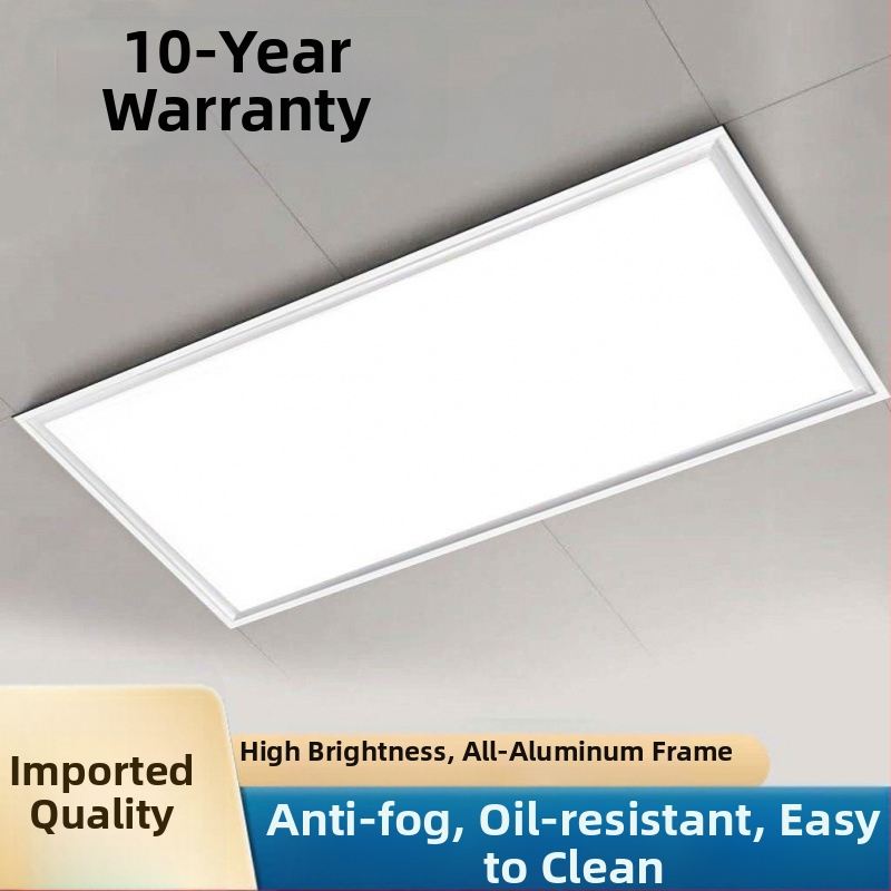 Integrované stropné LED svetlo pre kuchyňu a kúpeľňu, plochý panel 600×300 mm