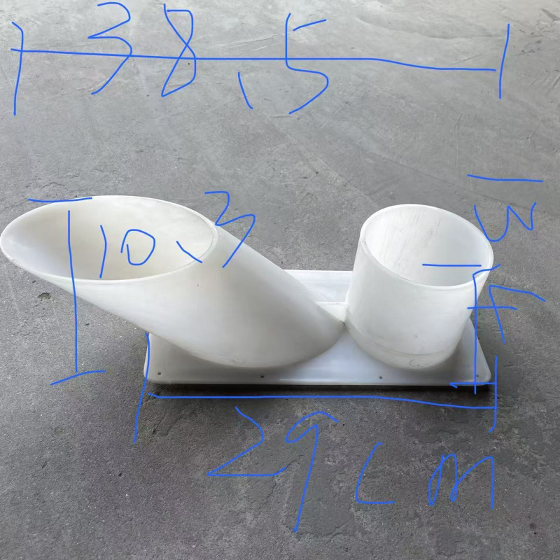 Wenya Plastic Кръгъл въздушен изход със 30° и 45° ъглови отвори за изпускане на дим