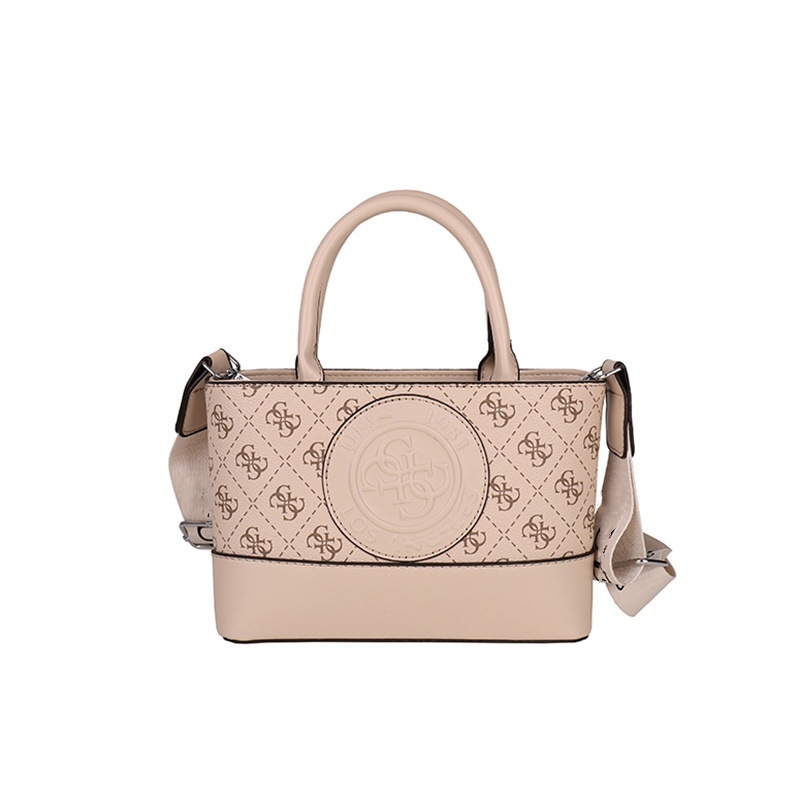 Geantă de mână cu imprimeu alfabet, în stil lux ușor Europa-America, tote cu bretea lată pentru umăr, purtare crossbody sau în mână, colecție nouă 2025