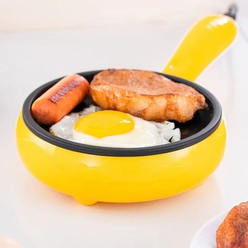 Електрически омлетник с незалепващо покритие, компактен съд за пържени яйца, закуска и яйца на пара