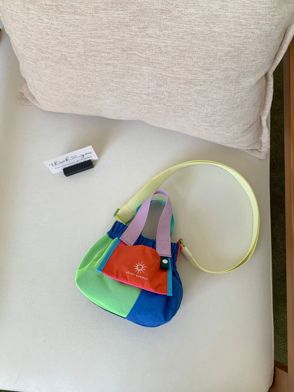 2025 nova dopamin boja blokirana torbica za telefon, lagana, vodootporna najlonska crossbody torba