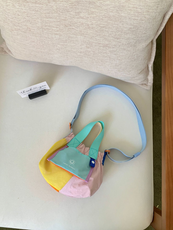 2025 nova dopamin boja blokirana torbica za telefon, lagana, vodootporna najlonska crossbody torba