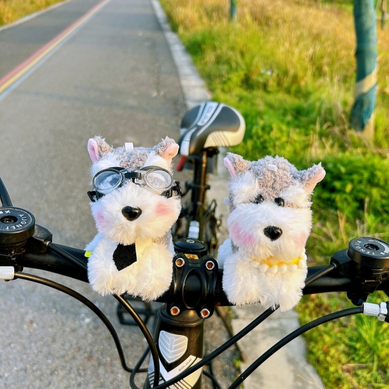 Λούτρινο Schnauzer για ποδήλατο – δημιουργικό διακοσμητικό εξάρτημα για ποδήλατα βουνού και δρόμου