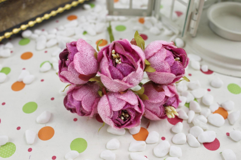 DIY гирлянда в горски стил от коприна - цветя чайна роза, пион и камелия; декоративни цветя за коса и украса