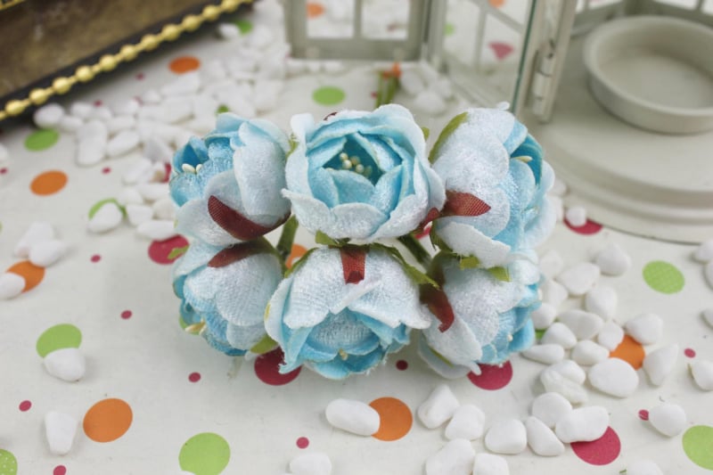DIY гирлянда в горски стил от коприна - цветя чайна роза, пион и камелия; декоративни цветя за коса и украса
