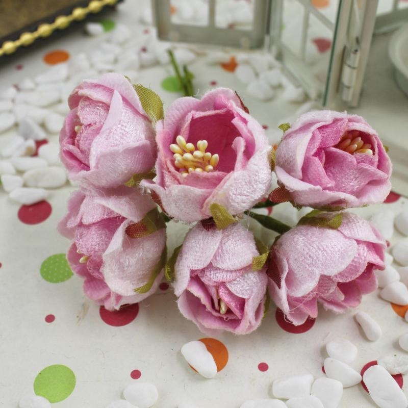 DIY гирлянда в горски стил от коприна - цветя чайна роза, пион и камелия; декоративни цветя за коса и украса
