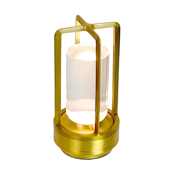 LED кръстовидна настолна лампа, изцяло алуминиева, USB презареждаема, сензорно докосване, модерен луксозен нощен светлинник за спалня, бар и ресторант