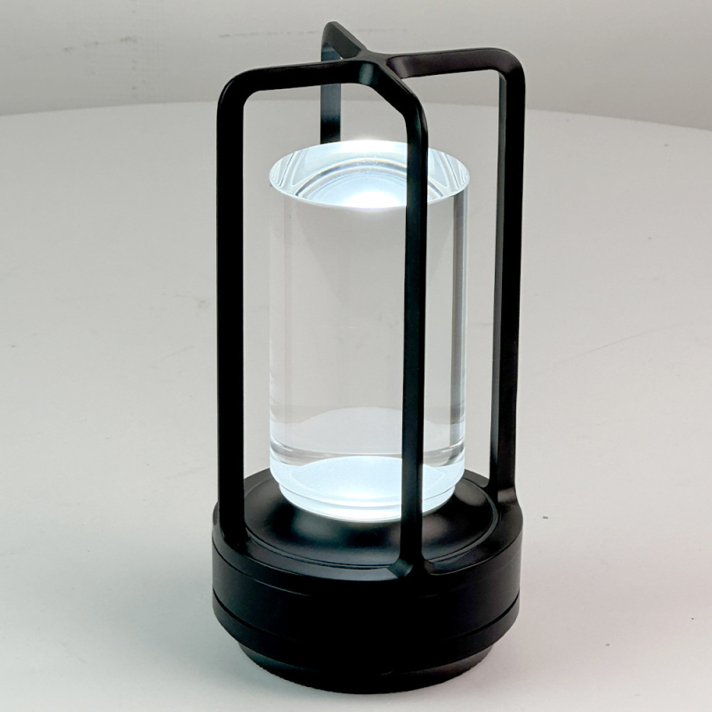LED кръстовидна настолна лампа, изцяло алуминиева, USB презареждаема, сензорно докосване, модерен луксозен нощен светлинник за спалня, бар и ресторант