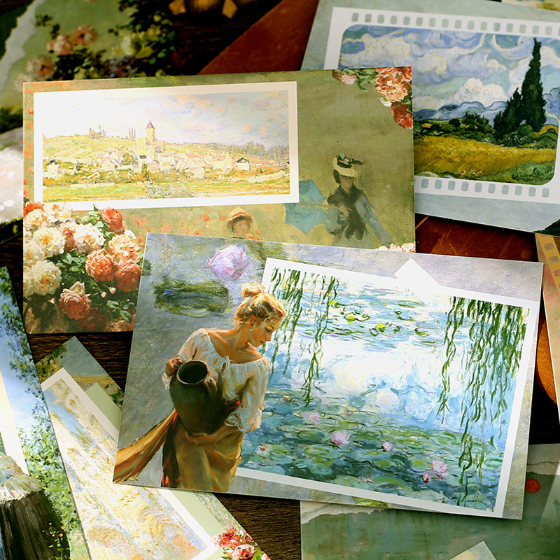 Letter of Lovers - Кутия с пощенски картички: класически киноцитати и фотографически вдъхновени художествени карти за студенти