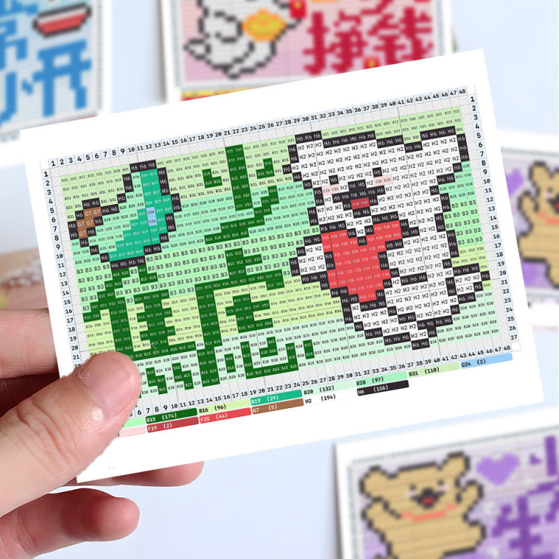 24 карти с линейни рисунки на кученца от перлени мъниста — DIY шаблони за bead art
