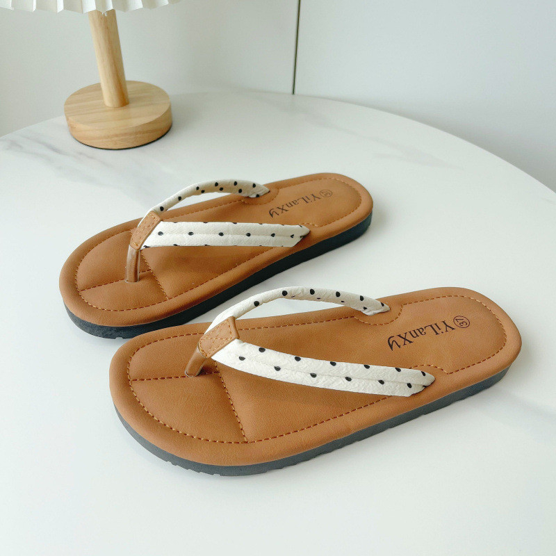 Ženske plažne sandale s cvjetnim uzorkom, ljeto, ravne udobne sandale, casual stil