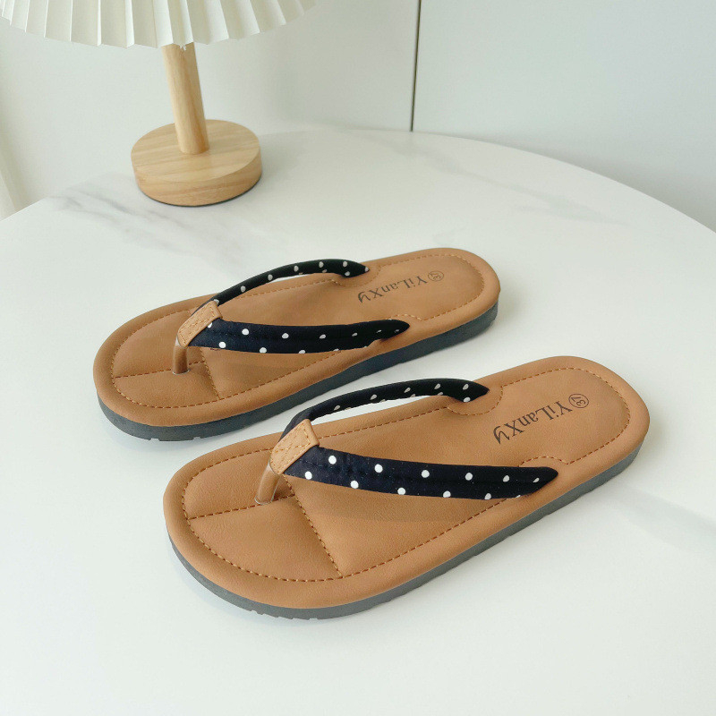 Ženske plažne sandale s cvjetnim uzorkom, ljeto, ravne udobne sandale, casual stil