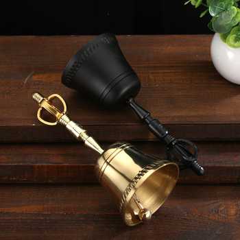 Bakrena budistička ručna zvona sa četverokutnom glavom, Vajra zvon i tropruga zvona – ritualni instrument