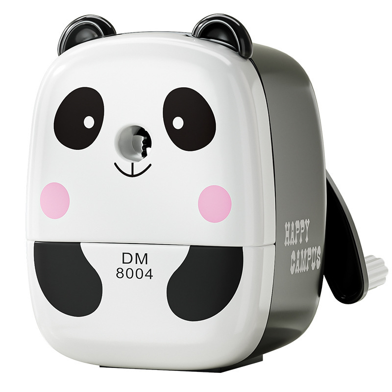Сладка малка Panda острилка за моливи за деца, ръчна за ученици