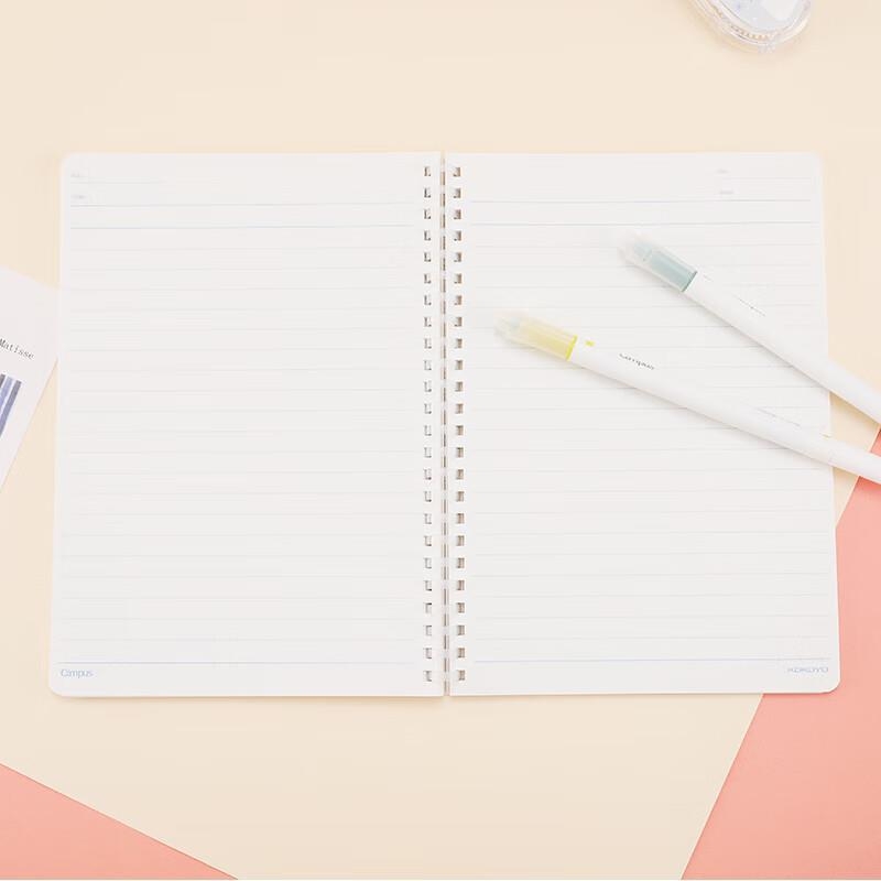 KOKUYO Campus Kato Wood серия A5 и B5 меки спирални бележници за ученици от начално и средно училище