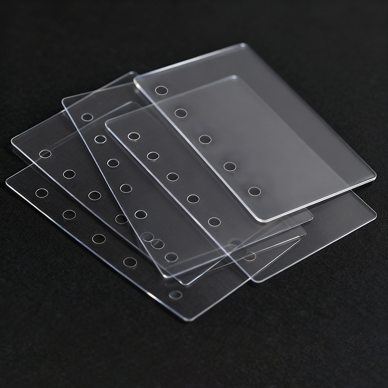 Удебелен прозрачен PET разделител за вътрешни страници на планер, DIY