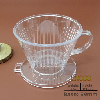 V60 filtrovacia šálka na kávu pour-over s U102 filtrom a V01 filtračným papierom