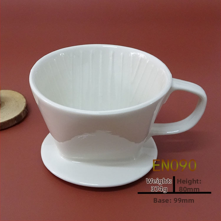 V60 filtrovacia šálka na kávu pour-over s U102 filtrom a V01 filtračným papierom