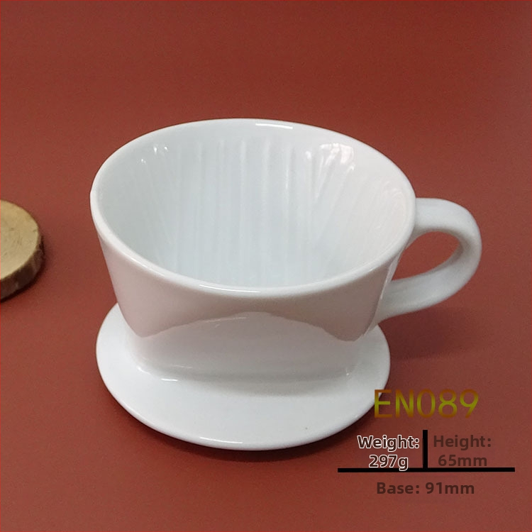 V60 filtrovacia šálka na kávu pour-over s U102 filtrom a V01 filtračným papierom
