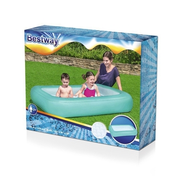 Bestway 51115 Детски правоъгълен надуваем басейн за игра във водата и къпане