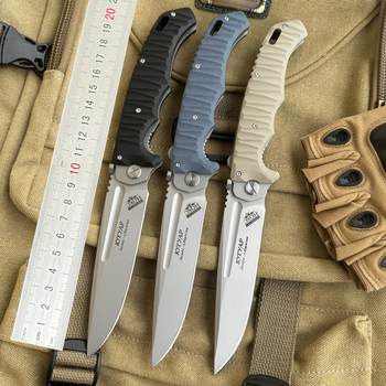 Taihaiyi G10 сгъваем нож — тактически нож за открито, нож за оцеляване и къмпинг, компактен носим нож, острието 10 см