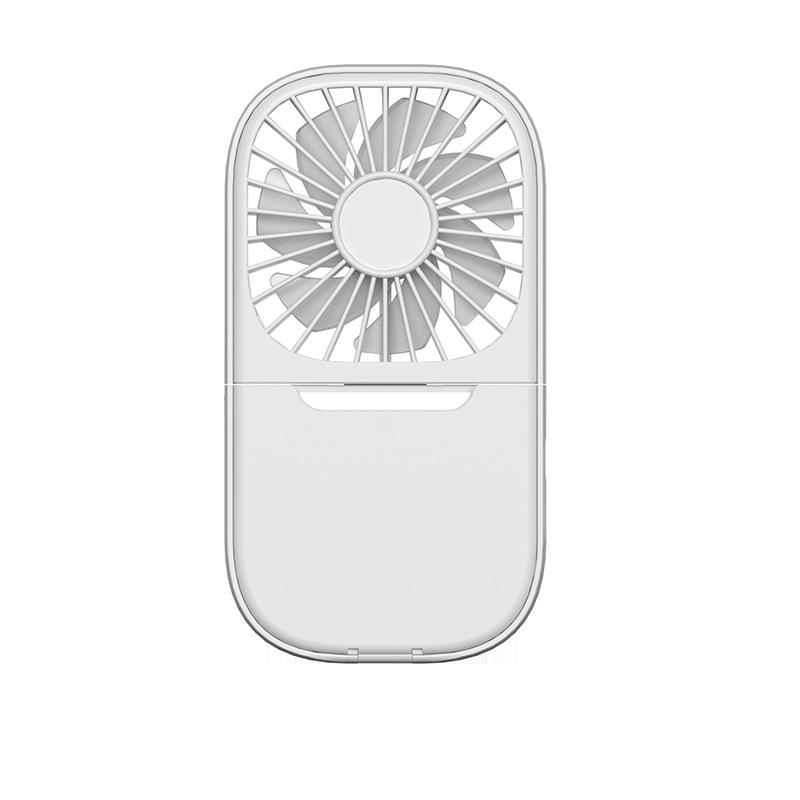 Ръчен USB вентилатор с интегрирана презареждаща се батерия, дълъг живот, сгъваем и преносим за пътуване, общежитие и офис