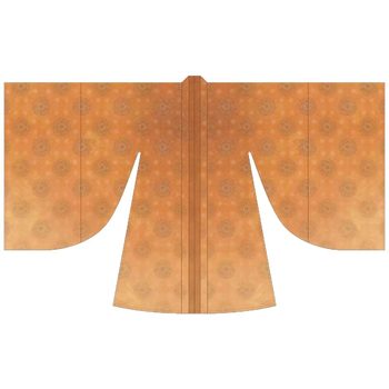 Dvodjelna Hanfu set s izvezenim vitkim krojem, gornji dio do prsa s širokim rukavima, Tang stil, proljeće-ljeto-jesen