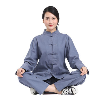 Négy évszakos Zen öltözet meditációhoz és egészségmegőrzéshez, pamut-lin ruházat, kínai stílusú Zen öltözék
