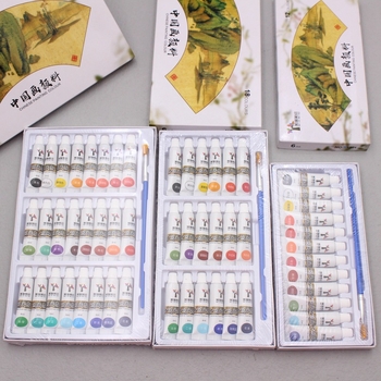 Set boja za kinesko slikarstvo, 24 boja, 6 ml cijevi