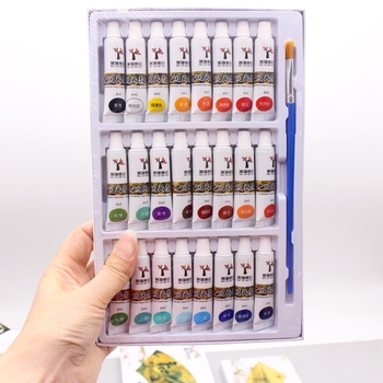 Set boja za kinesko slikarstvo, 24 boja, 6 ml cijevi