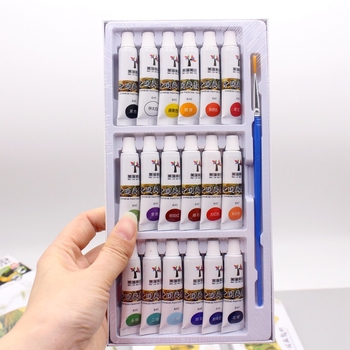 Set boja za kinesko slikarstvo, 24 boja, 6 ml cijevi
