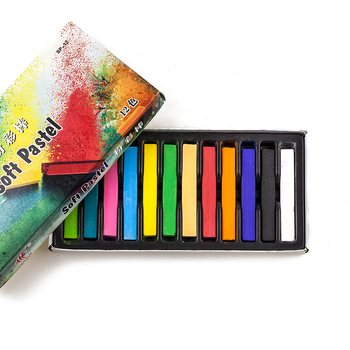 Međunarodni set četkica za pastelne boje s 6/12/24 boja i pastelnim štapićima – pribor za gouache