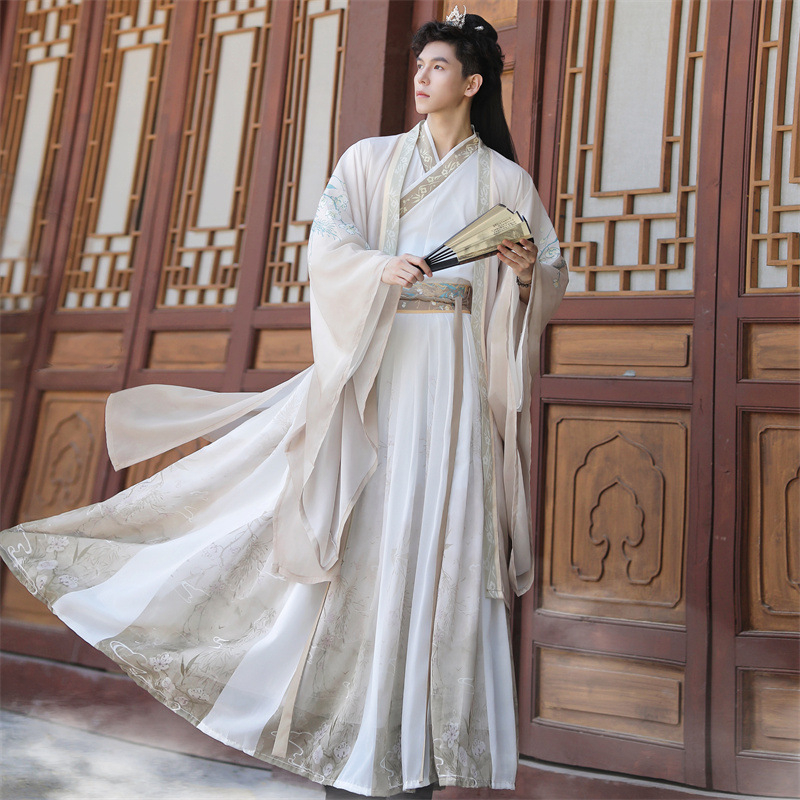 Hanfu za žene u Wei-Jin stilu, originalni dizajn, jesen 2026, herojanski nacionalni stil, arhaični kostim
