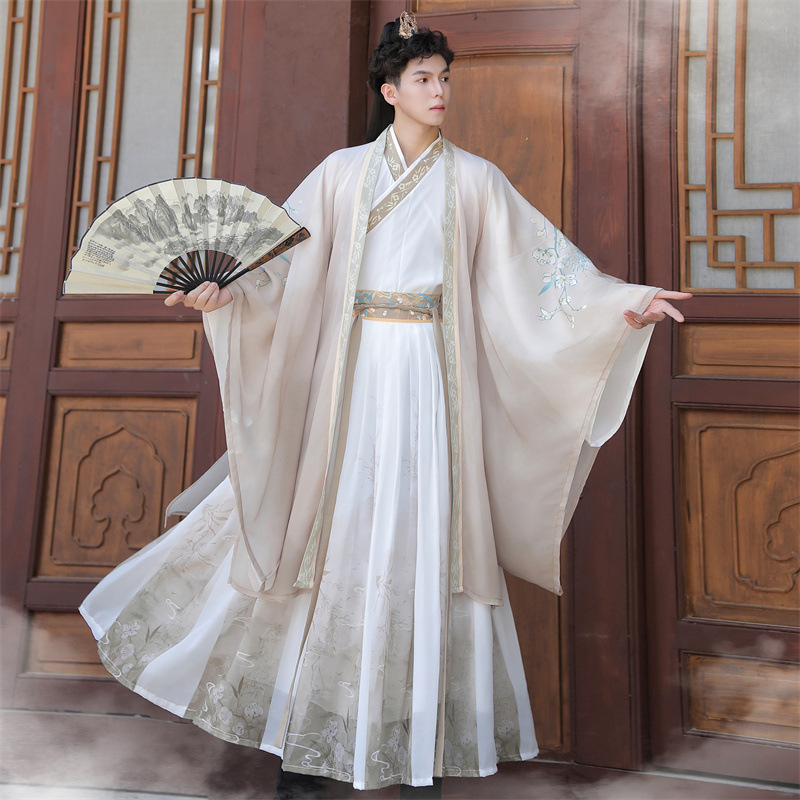Hanfu za žene u Wei-Jin stilu, originalni dizajn, jesen 2026, herojanski nacionalni stil, arhaični kostim