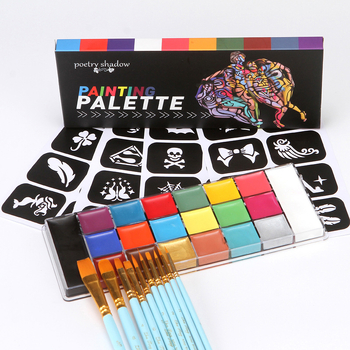 Paleta boja na bazi ulja za lice i tijelo za scenski make-up i Halloween