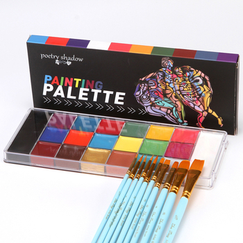 Paleta boja na bazi ulja za lice i tijelo za scenski make-up i Halloween