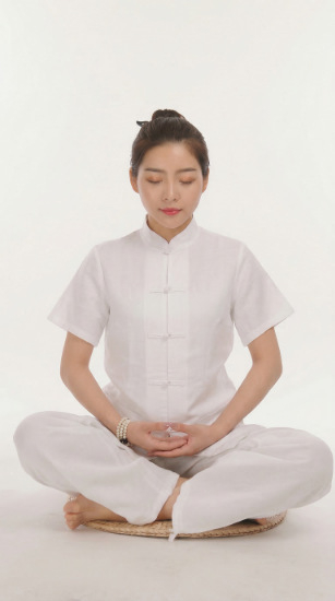 Ženski Zen meditacijski set od pamuka i lana, kineskog stila čajne ceremonije, prozračan za jogu i meditaciju
