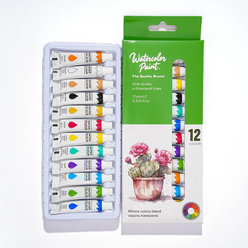 Set 12 akrilnih boja, tubice 6 ml, za zidno slikanje