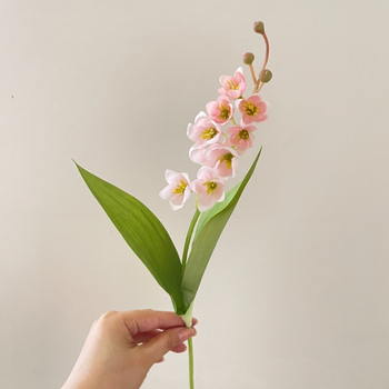 Букет от коприна Lily of the Valley, Инстаграм стил, ръчно държан букет